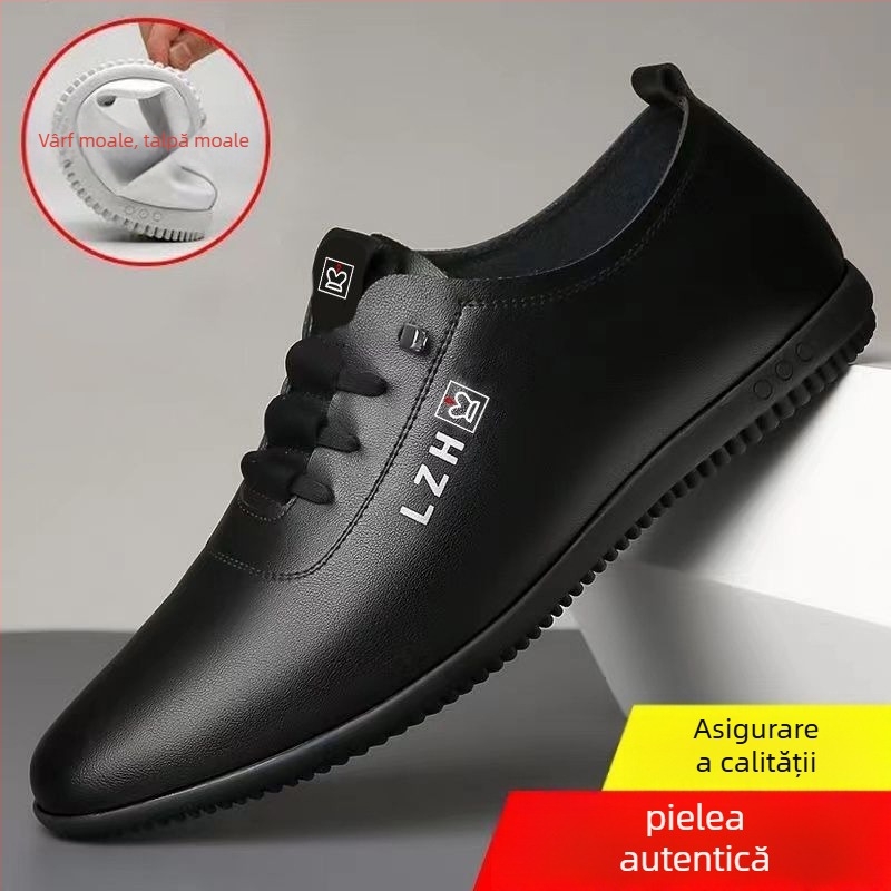 Pantofi tip boat, fără șireturi, respirabili, din cauciuc pe partea superioară și talpă, toc plat, unisex casual