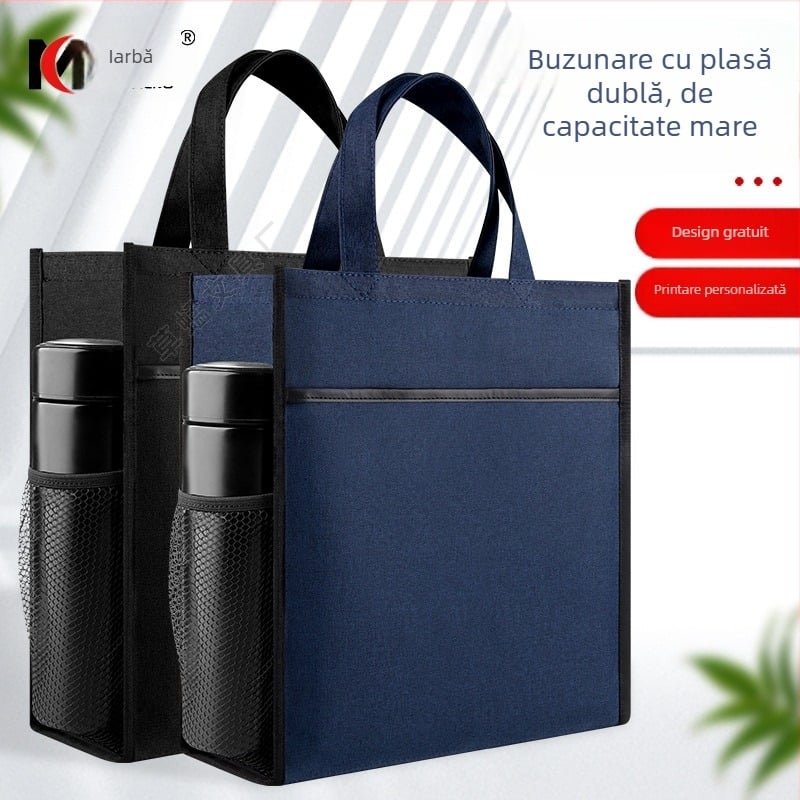 Geantă pentru fișiere de birou Yisheng, din pânză Oxford, cu fermoar