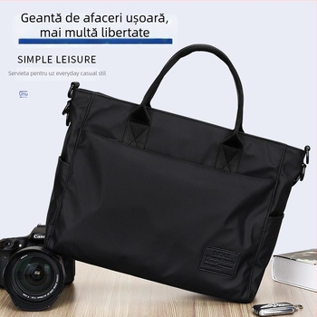 Geantă de afaceri | Geantă de documente din Nylon impermeabil, stil urban minimalist, brand BJIAX/Baogasi
