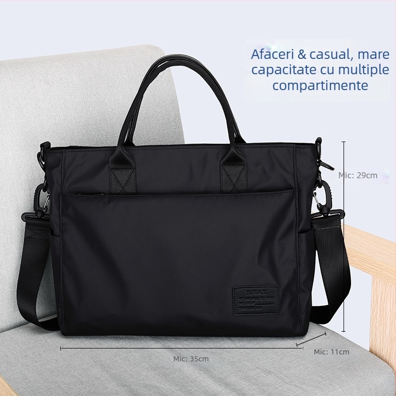 Geantă de afaceri | Geantă de documente din Nylon impermeabil, stil urban minimalist, brand BJIAX/Baogasi