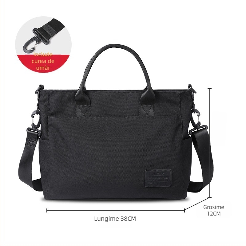 Geantă de afaceri | Geantă de documente din Nylon impermeabil, stil urban minimalist, brand BJIAX/Baogasi