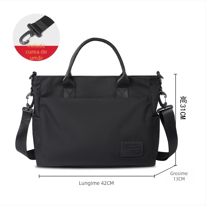 Geantă de afaceri | Geantă de documente din Nylon impermeabil, stil urban minimalist, brand BJIAX/Baogasi