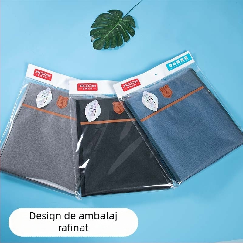 Geantă dosar din Oxford cu fermoar, Brand Outstanding, material Oxford cu elasticitate înaltă