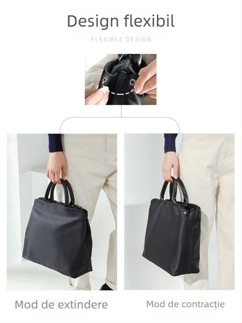 Xinhuada geantă pentru laptop pentru femei, capacitate mare, impermeabilă, rezistentă la uzură, antișoc, reduce încărcarea, țesătură Oxford