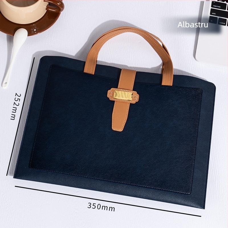 Geantă de fișiere A4 din PU - Geantă de birou portabilă cu design tridimensional (Brand: Yicheng; Material: PU; Stil: Portabil; Formă: Tridimensional)