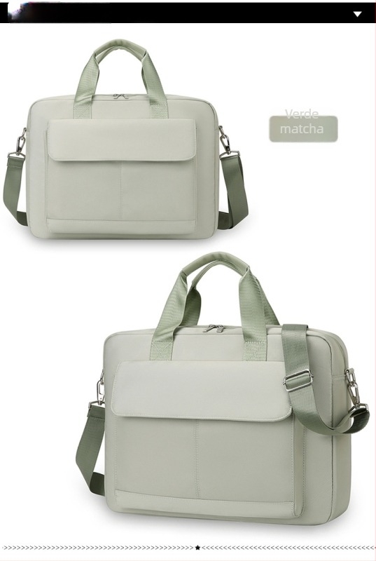 Sac de laptop din Oxford, rezistent la uzură și ușor de depozitat, stil urban minimalist, căptușeală poliester, unisex