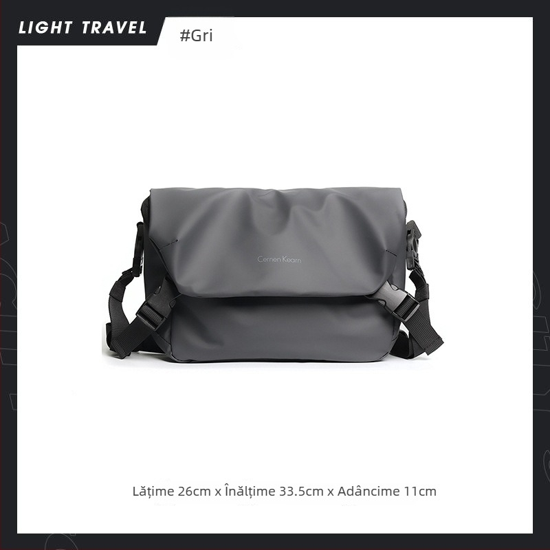 Geantă crossbody pentru bărbați din PU, cu căptușeală Oxford, stil Fresh and Sweet, pentru relaxare în timpul călătoriilor