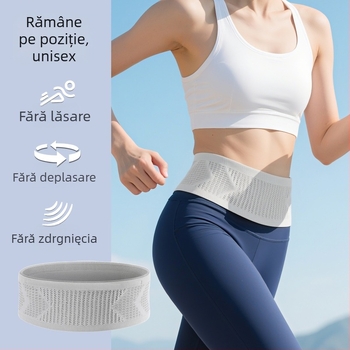 Borsetă de talie sport pentru exterior – ultra ușoară, respirabilă, extensibilă, din nailon, unisex, pentru alergare și fitness