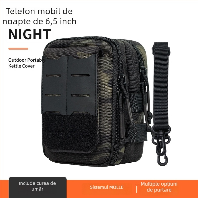 Geantă talie tactică, multifuncțională pentru activități în aer liber, cod funcție 20865388422, căptușeală din poliester, lansare primăvara 2024