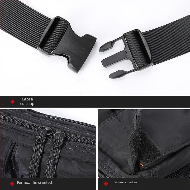 Geantă de piept pentru bărbați, nylon, rezistentă la uzură, TAX1333, stil urban