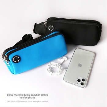 Borsetă talie sport unisex – Lycra, respirabilă, impermeabilă și rezistentă la uzură pentru sport în aer liber