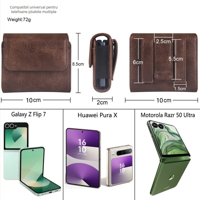 Geantă de talie pentru bărbați din PU, anti-furt, stil urban minimalist, design orizontal, buzunar pentru carduri