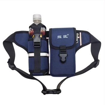 Geantă de talie pentru bărbați cu suport pentru sticlă de apă, stil street-trend, Oxford, rezistentă