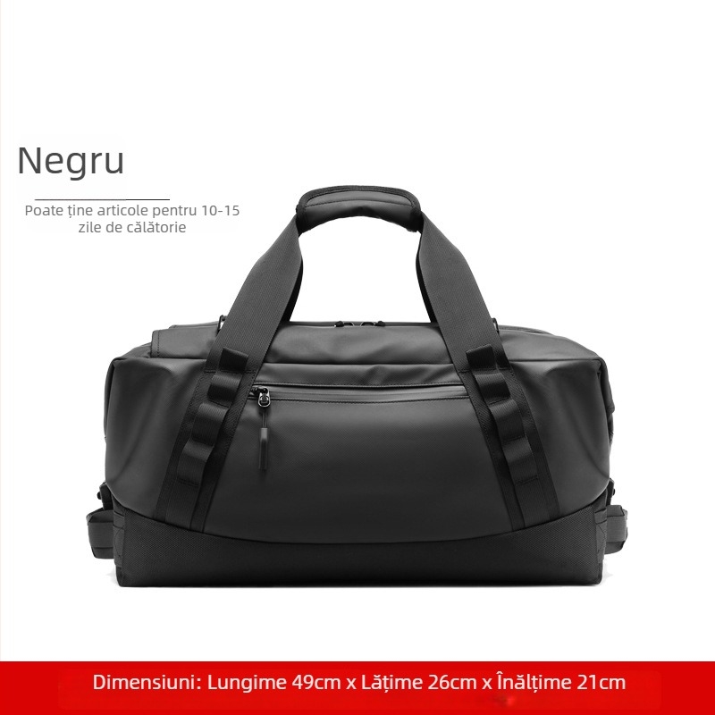 Outwalk geantă de voiaj unisex tip duffel, material Oxford, respirabilă și impermeabilă, curea de umăr și mâner, stil street, pentru călătorii de agrement