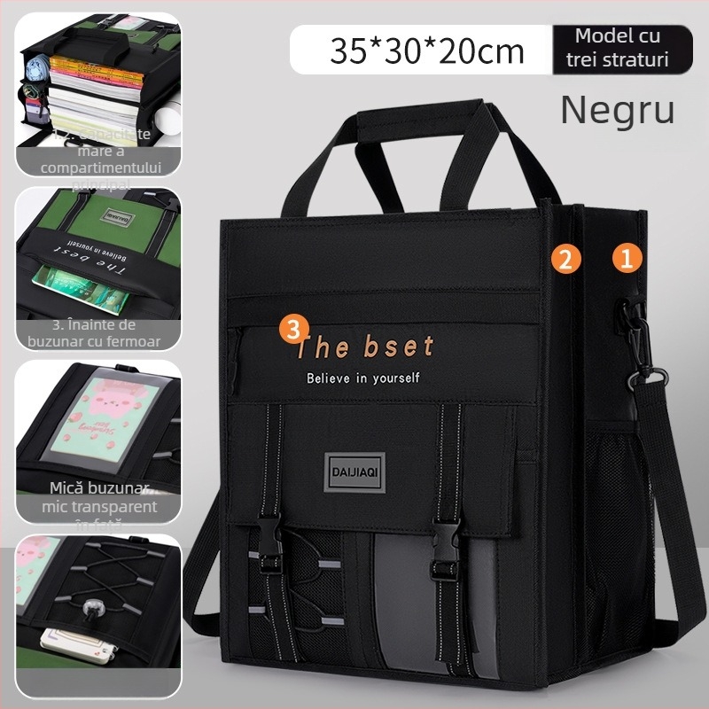 Sac de școală pentru băieți, crossbody compact, mini stil, potrivit pentru teme și cursuri; material: mătase cu imprimeu floral; marcă: Sing and business e-commerce; formă: altul