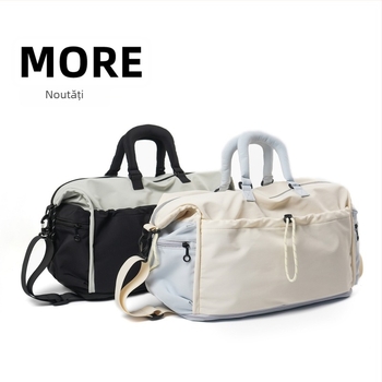 Geantă de călătorie extensibilă pentru escapade scurte, cu compartiment uscat/umed, capacitate 20–35 L, material nylon, respirabilă și ultra-ușoară, unisex, purtare mâner și peste umăr