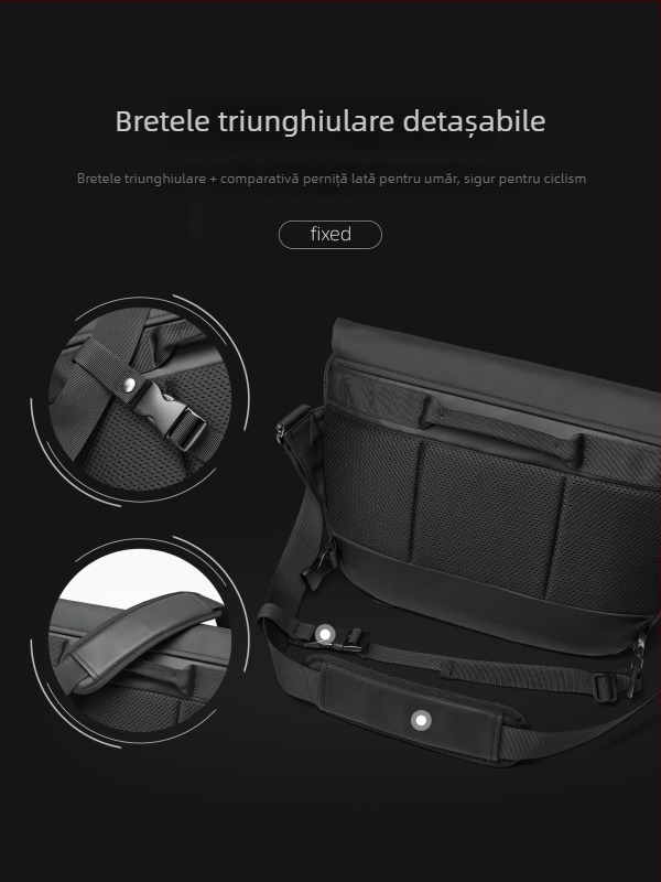 Moyyi Geantă de Cameră – Geantă Messenger din Pânză Oxford pentru DSLR și Mirrorless, Respirabilă, Curea de Umăr Curbată, 1,03 kg