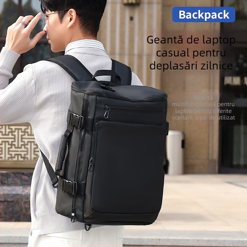 Rucsac de afaceri, design unisex, material Oxford, capacitate 20–35 L, impermeabil, sistem de curele cu pernă de aer