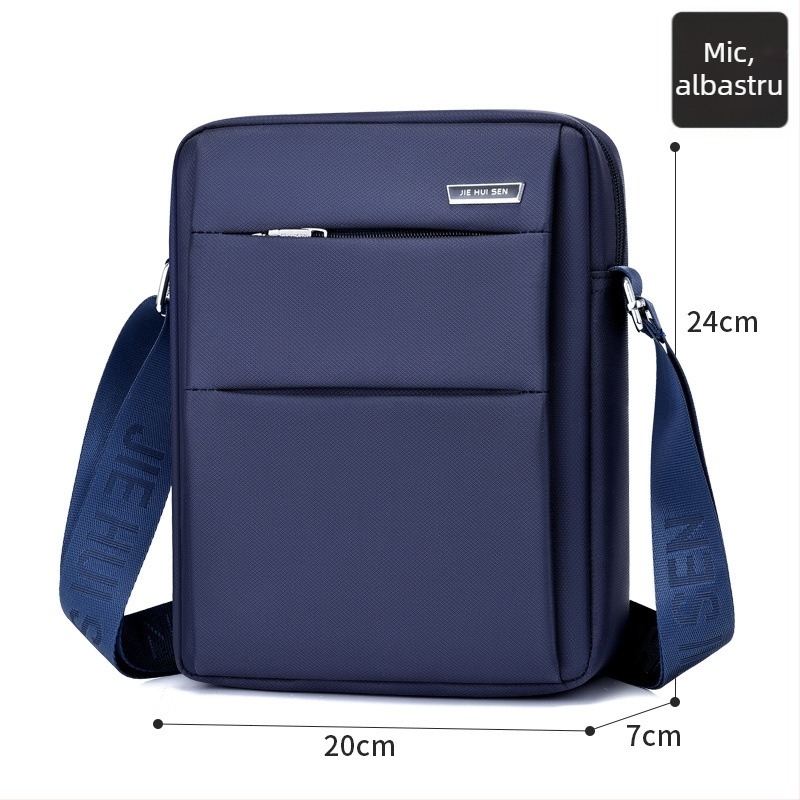 Geantă de umăr bărbătească din bumbac Yinse – impermeabilă, rezistentă la uzură, crossbody pentru călătorii de afaceri