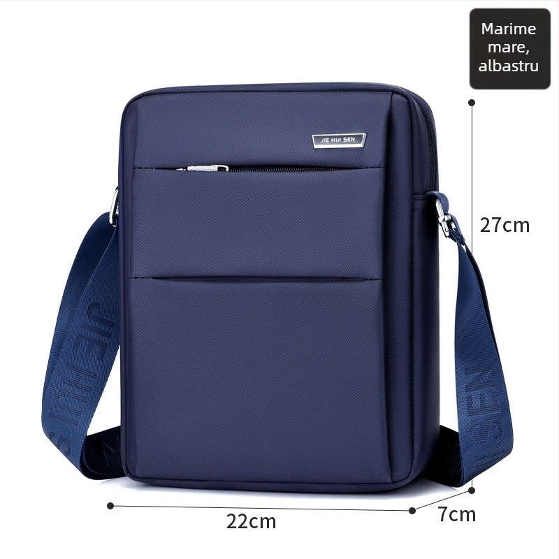 Geantă de umăr bărbătească din bumbac Yinse – impermeabilă, rezistentă la uzură, crossbody pentru călătorii de afaceri