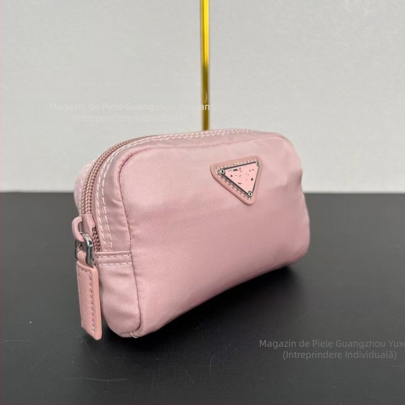 Geantă mini pătrată cu buzunar pentru monede, trusă de machiaj și buzunar pentru chei, material Oxford, impermeabilă, rezistentă la uzură, căptușeală din nylon, unisex