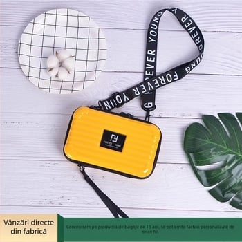 Geantă crossbody din PC, carcasă dură, husă de toaletă de 7 inci, mini portofel pentru monede și poșetă de machiaj