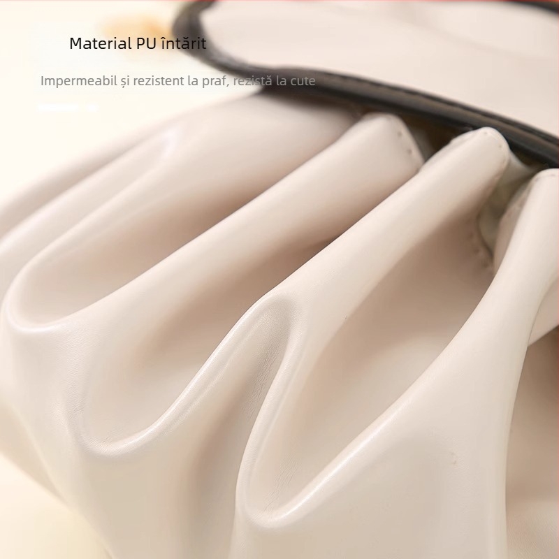 Geantă cosmetică pentru femei - material PU, impermeabilă, extensibilă, portabilă, lansare primăvară 2025