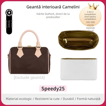 Kamani organizator de cosmetică cu liner DuPont, interior din piele, culoare solidă, stil urban minimalist, primăvara 2025