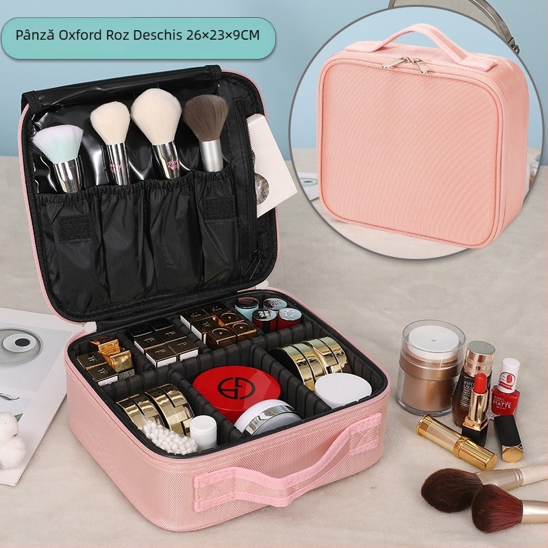 Geantă de machiaj, material Oxford, impermeabilă, căptușire din poliester, Bellonie