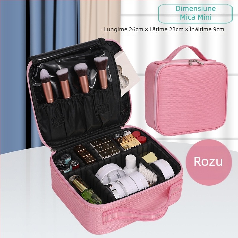 Geantă de machiaj, material Oxford, impermeabilă, căptușire din poliester, Bellonie