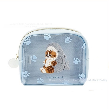 Geantă de make-up pentru uz zilnic, imprimeu animal, material poliester, căptușeală poliester, respirabil, design unisex