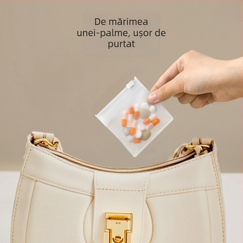 Geantă de medicamente în stil japonez, material EVA, funcție de etanșare, pentru călătorii