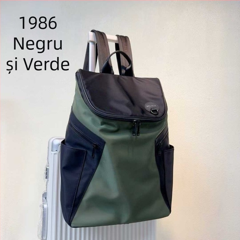 Rucsac din nylon, capacitate sub 20 L, compatibil cu laptop de 13 inch, impermeabil, curea cu pernă de aer