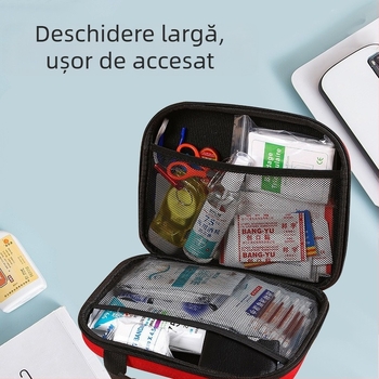 Kit medical portabil, în stil geantă de mână, din țesătură Oxford 1680D, pentru utilizare în interior