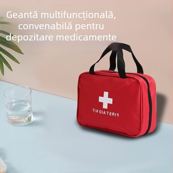 Kit medical portabil, în stil geantă de mână, din țesătură Oxford 1680D, pentru utilizare în interior