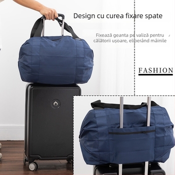 Geantă organizator de călătorie din material Oxford, capacitate 36–55 L, impermeabilă, ușoară și rezistentă la uzură