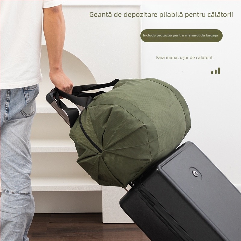 Geantă organizator de călătorie din material Oxford, capacitate 36–55 L, impermeabilă, ușoară și rezistentă la uzură