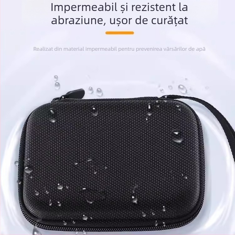 Geantă de depozitare pentru călătorii - stil geantă de mână, husă multifuncțională pentru cabluri, încărcătoare și mici electronice, design modern minimalist