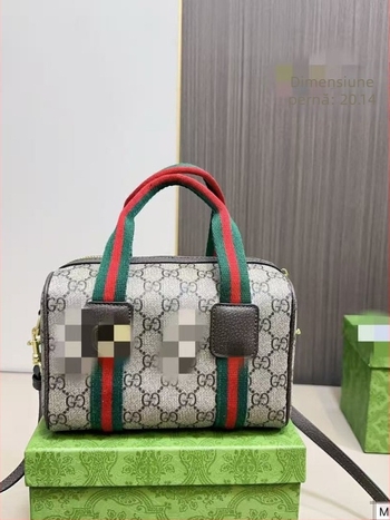 Geantă Boston Crossbody din pânză – Formă cilindrică, Închidere cu fermoar, Buzunar ascuns cu fermoar, Curea de umăr, Pentru timpul liber