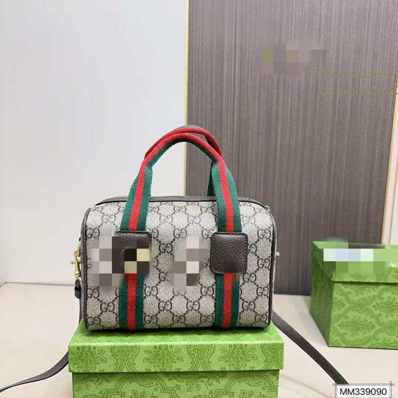 Geantă Boston Crossbody din pânză – Formă cilindrică, Închidere cu fermoar, Buzunar ascuns cu fermoar, Curea de umăr, Pentru timpul liber