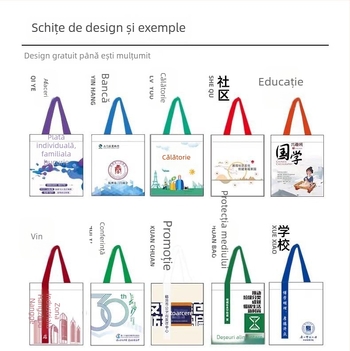 Geantă de pânză cu motiv ursuleț; imprimare UV digitală și serigrafie; marcă Bai xin; geantă de depozitare
