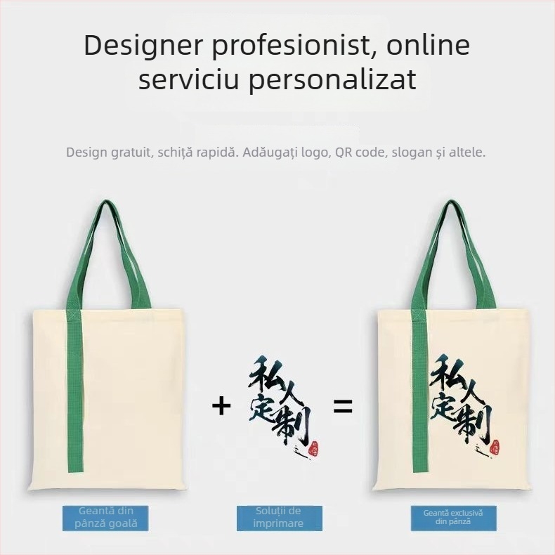 Geantă de pânză cu motiv ursuleț; imprimare UV digitală și serigrafie; marcă Bai xin; geantă de depozitare