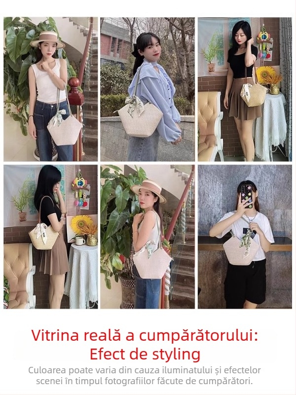 Geantă Tote din PU, formă inimă, închidere cu fermoar, căptușeală poliester