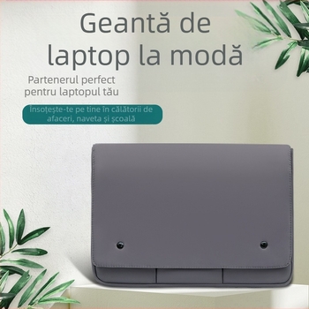 Husă de protecție pentru iPad și notebook, stil clutch, exterior din nailon compus, închidere cu snap, buzunare interioare pentru telefon, ID și laptop, căptușeală de catifea, stil business