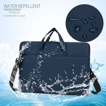 Geantă casual ușoară pentru laptop și tabletă, impermeabilă, țesătură Oxford, căptușeală poliester, unisex