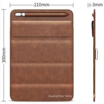 Husa din piele pentru iPad, cu suport și căptușeală internă magnetică, pentru tablete de 14 inch