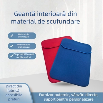 Husă internă pentru laptop și tabletă, material diving, rezistență la cutremure, stil urban minimalist, unisex