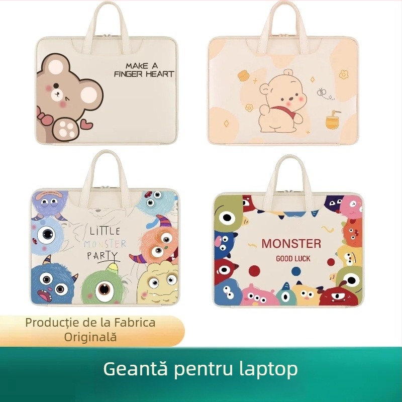 Geantă pentru laptop din material diving, mâner moale, rezistentă la uzură, închidere cu fermoar, buzunare interne pentru carduri, pentru călătorii de afaceri, primăvara 2021, MN Mn-446