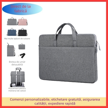 Geantă pentru laptop Bai zheng — ultra-ușoară, rezistentă, material Oxford, căptușeală din poliester, stil pentru vacanțe și design multifuncțional, Primăvara 2025