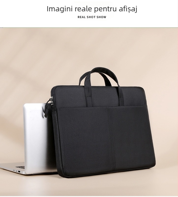 Geantă pentru laptop Bai zheng — ultra-ușoară, rezistentă, material Oxford, căptușeală din poliester, stil pentru vacanțe și design multifuncțional, Primăvara 2025